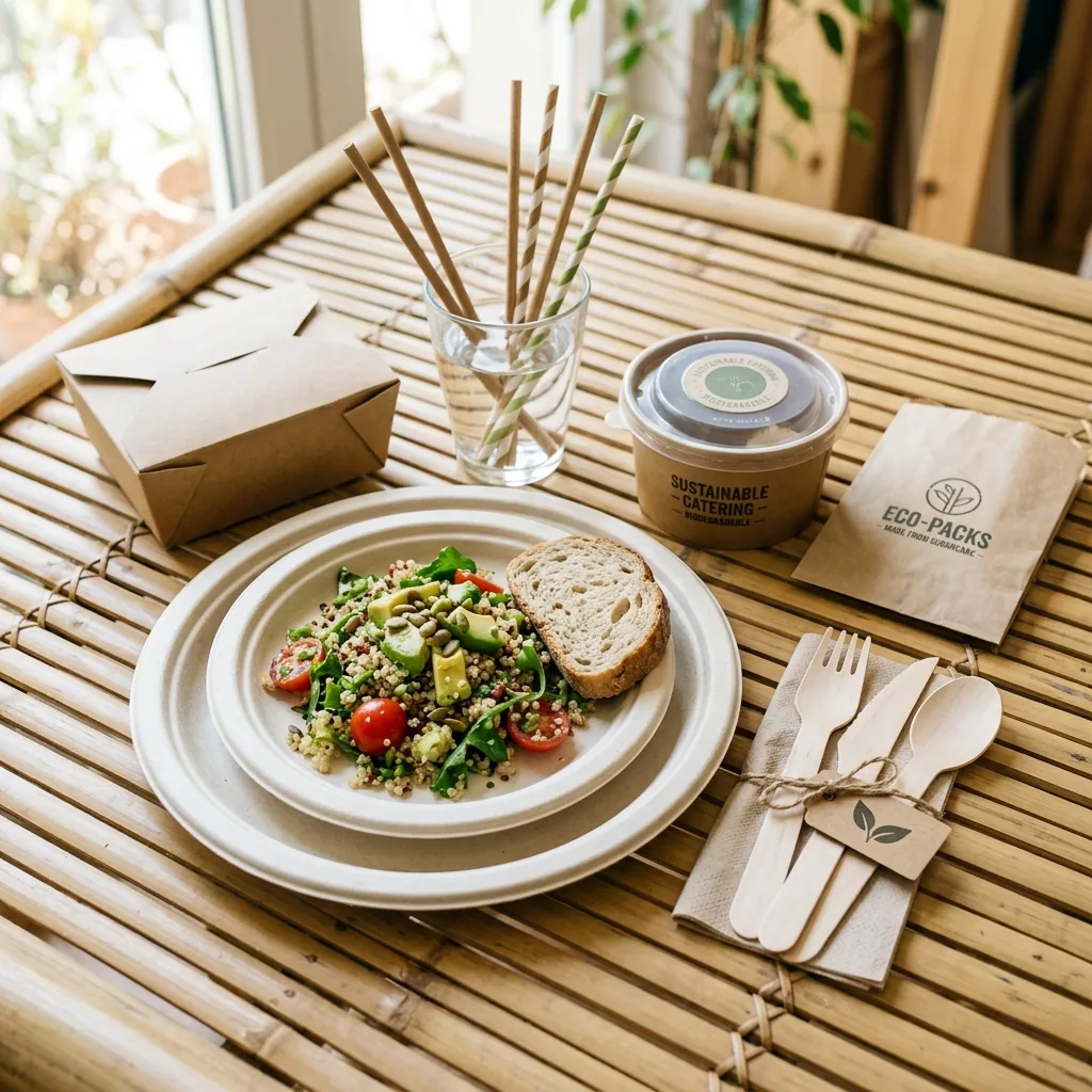 Eco-friendly compostable tableware and biodegradable packaging